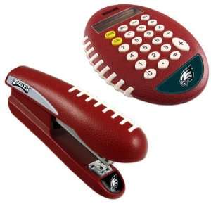 Philadelphia Eagles Pro Grip Stapler and Calculator Set 