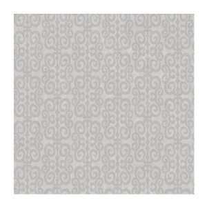   Wallcoverings PX8919 Color Expressions Scroll Wallpaper, Silver Grey