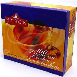 PREMUIM CEYLON (Black Tea) HYSON, 100 Teabags in Cardboard Carton 