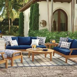 Cassara Grade A Teak Wood 7pc Sofa Lounge Chair Luxurious Set Patio 
