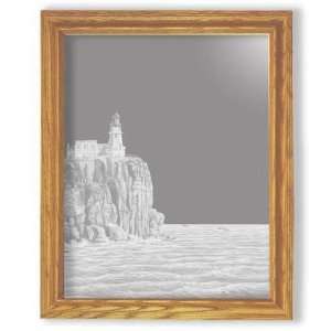  Split Rock Lighthouse II Rectangle Etched Mirror