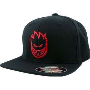  Spitfire Firehead Flex Hat Large Xlarge Black Red Skate Hats 