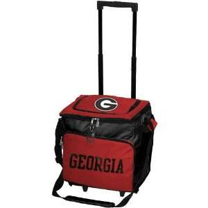  Georgia Bulldogs Red Rolling Collapsible Cooler Sports 
