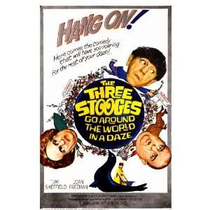  Three Stooges Go Around the World in a Daze Movie Poster 