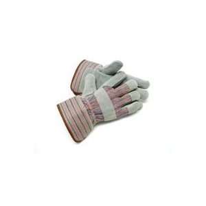  Radnor Large Gray Leather Pile Lined Cold Weather Gloves 