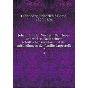   familie dargestellt. 2 Friedrich Salomo, 1820 1894 Oldenberg Books