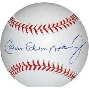 Autographed Cal Ripken Jr. Ball   NEW Calvin Edwin IRONCLAD 