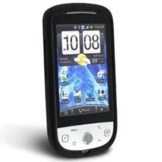 BLACK Soft Silicone Case Skin Cover for HTC Hero CDMA  