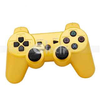   Bluetooth Game Controller for Sony Playstation 3 PS3 Yellow Joypad