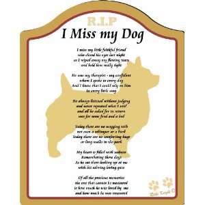   Back (poem for bereavement, missing my dog, memorial for dog, Plaque