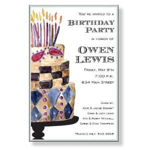  Royal Cake Party Invitations