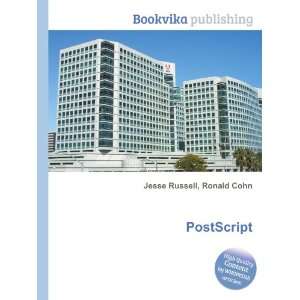  PostScript Ronald Cohn Jesse Russell Books