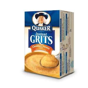 Quaker Instant Grits Cheddar Cheese Flavor 12 Servings  