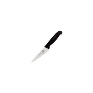  Victorinox Chefs Knife W/ Black Wavy Edge Fibrox Handle 