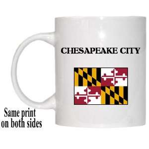  US State Flag   CHESAPEAKE CITY, Maryland (MD) Mug 