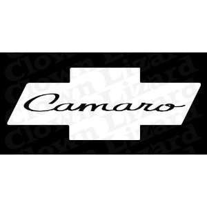 Chevy Camaro Script Bowtie Design Rear Window Vinyl Graphic Decal 27 