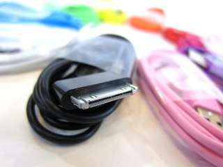 COLORFUL APPLE iphone 3gs/4/4s/ipod touch USB Data Charger Cable 
