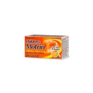 Motrin Ibuprofen for Ages 211, 50 mg, OrangeFlavored, Chewable Tablets 