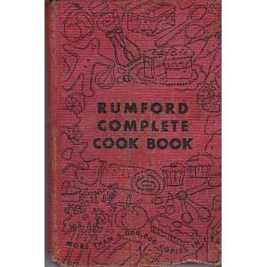  Rumford Complete Cook Book Books