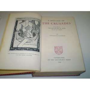  History of the Crusades 3 Volumes Steven Runciman Books