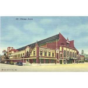   Vintage Postcard   Chicago Arena   Chicago Illinois 