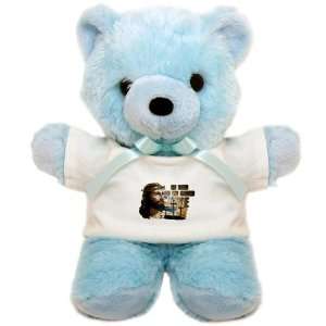    Teddy Bear Blue Jesus He Died So We Could Live 
