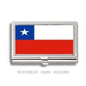  Chile Chilean Republic Flag Business Card Holder Case 