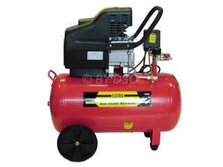 Pro User 2HP Electric Twin Outlet 50L Air Compressor Shop Soiled   NEW