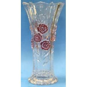  Romance Ruby Czech Lead Crystal Vase