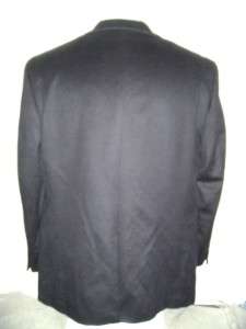 NWT NAUTICA Mens SEA Blazer Sport Coat Wool Silk Cashmere 42 LONG NAVY 