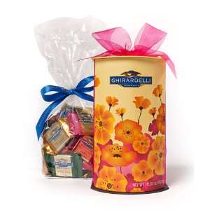 Ghirardelli Chocolate Beautiful Blooms Cylinder Gift Box, 18.76 oz.