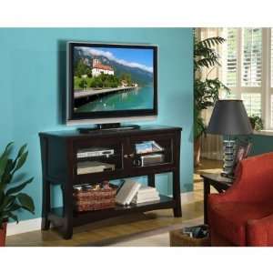  Ritz Console Table   TV Stand (Dark Chocolate) (32H x 52 