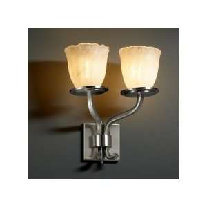 Justice Design Group Veneto Luce Sonoma Two Light Wall Sconce Metal 