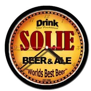  SOLIE beer and ale cerveza wall clock 