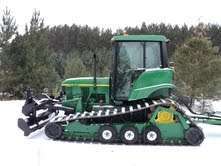1994 John Deere 6400 Tractor w/ Gilbert Snow Groomer Set up  
