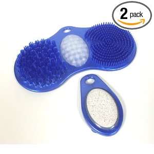  Soapy Soles Elite and Sole Mate Pumice Combo   Pearl Blue 