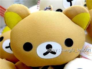 1pcs Rilakkuma Relax Bear Bean Bag Mascot Pendant Toy  