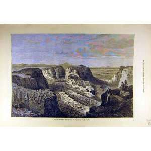  1877 Schliemann Excavations Hissarlik Troad Print