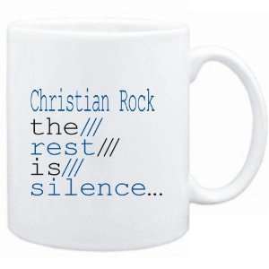  Mug White  Christian Rock the rest is silence  Music 