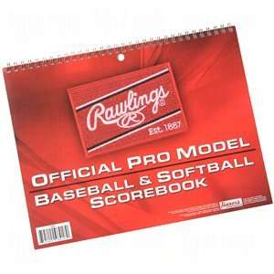   Official Pro Model Baseball/Softball Scorebook