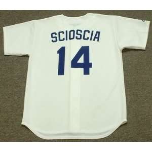 MIKE SCIOSCIA Los Angeles Dodgers 1988 Majestic Cooperstown Throwback 