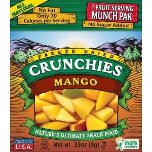 Crunchies Food Company Crunchies Mango Sngl Srv 0.33 OZ (Pack of 12 