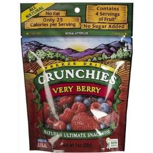  Crunchies FreezeDried Very Berry, Pouches, 1 oz (Quantity 