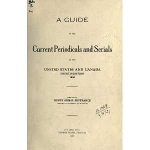   Serials Of The United States And Canada Henry Ormal Severance Books