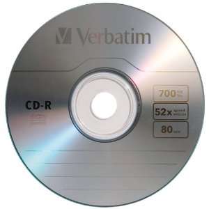  VTM96932 VERBATIM 96932 52X 80 MINUTE CD RS, 10 PK 