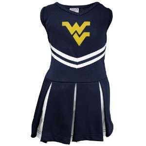  West Virginia Mountaineers Infant Navy Blue Cheerleader 