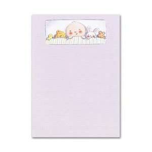  Masterpiece Snuggled Baby Flat Card   5.5 x 7.75   20 