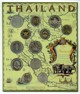 THAILAND 12 COMMEMORATIVE COIN PRESENTATION PACK SEALED  