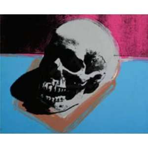  Andy Warhol 20W by 16H  Skull, 1976 CANVAS Edge #2 1 