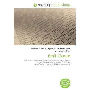  Emil Cioran (9786132677426) Books